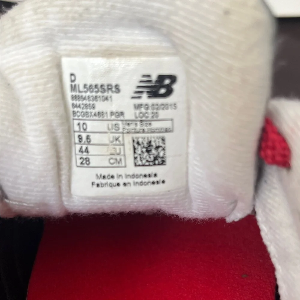 New Balance Red and Blue Gray Sneakers